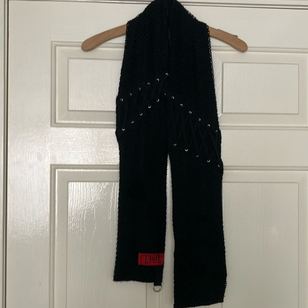 Vintage Tripp NYC Fishnet Scarf Hot topic Y2K Goth